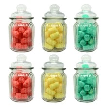 Bonbonglas Vorratsglas Glasdosen Bonboniere mit Glasdeckel Dekoglas 300ml 6 Stck