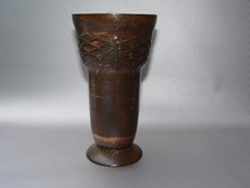 Jugendstil Kupfer Pokal , Norica Metall, F&M.N. H 17cm, "I/3 Schießpreis 1911" *