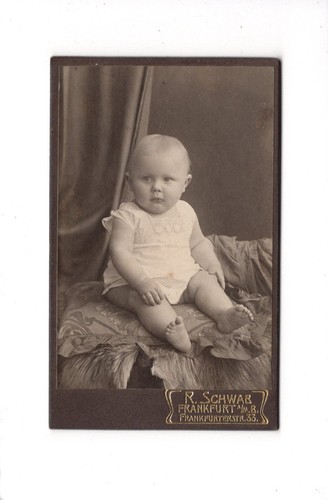 Cdv foto kleinkind baby - kleinkind,