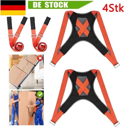 4tlg tragegurte umzug möbel - tragegurte,