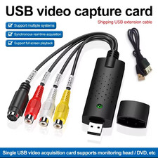 USB 2.0 Audio Video Grabber VHS Videoadapter Digitalisieren Gerät Konverter