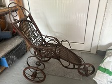 Antiker alter Puppenwagen, Puppenkarre Metall_ Sammler Vintage