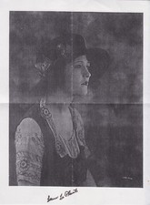 Laura La Plante (1904-1996) original sign vintage 1920s photo copy / AUTOGRAPH