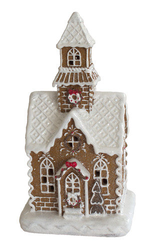 Deko kirche haus lebkuchenhaus - deko,