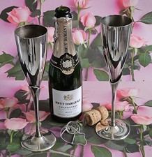 Sektgläser 2 Stk. Silber