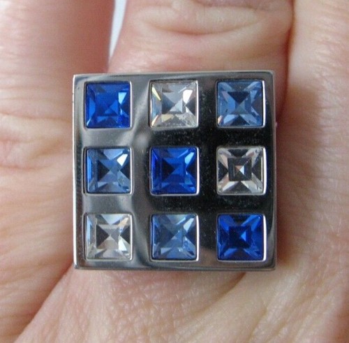 Ring swatch prismatic blau - *,