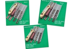 Brücke Spur N 6 Längen 4 gleisig  4 tlg. Bausatz   3D Druck  4 Farben 3 Modelle