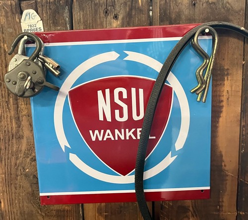 Nsu wankel blechschild - wankel,