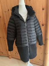 ✦ STEFANEL ✦ Gr. XL / 42 ∞ Hochwertige Damen Daunen Jacke / Kurzmantel ∞ Kapuze
