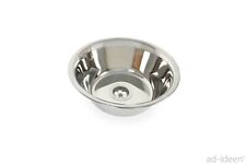 1 1/2" Edelstahl Spüle