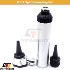Otoskop Set Ophthalmoskop Ohrenleuchte Diagnose Ohrtrichter Otologie HNO