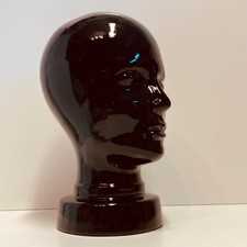 Keramik Kopf - Büste - Kopfhörer Display - Deko Kopf - Huthalter - 30 cm hoch