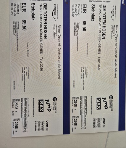 Tickets für die toten hosen - 2,