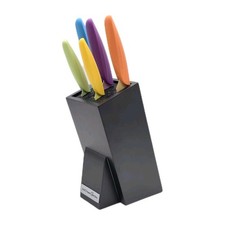 AMC Power Collection Messerblock mit 5 bunten Messern – Küchenmesser Set