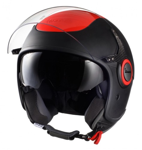 Vespa fluo helm rot - vespa,
