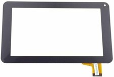 Schwarz - Touchscreen Glas Digitizer Komp. mit Axxo Kids tablet 7" Typ Axxo-7017
