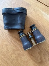 Chevalier Opticien Paris Opernglas mit Tasche   Vintage wegen alter als Defekt