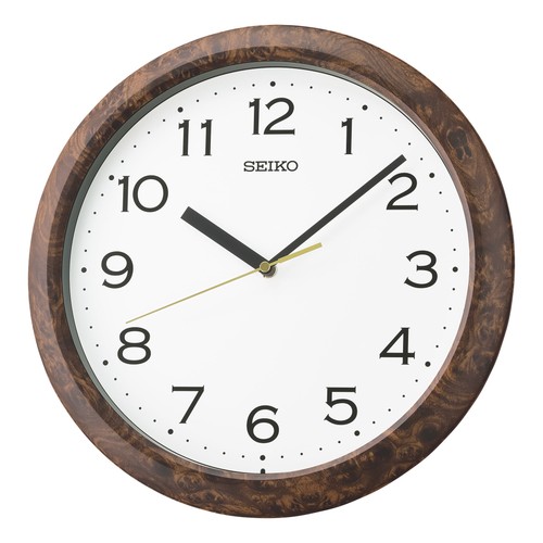 Seiko zeitlose dunkelbraune