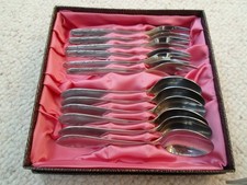 DDR Besteck 6 x Kuchengabel , 6 x Kaffeelöffel ABS Rostfrei