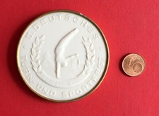 DDR Porzellan Medaille LEIPZIG