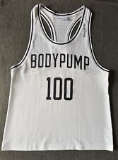 Reebook Body Pump Les Milles Top Ringer Shirt Sport Fitness Weiß M 38