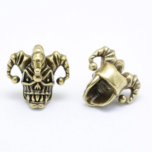 Messing skull harlekin - 1, x