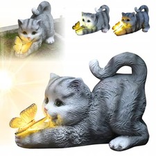 Katzenfigur Garten Deko Katze