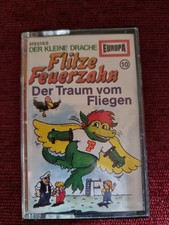 Hörspiel Kassette MC - Flitze Feuerzahn Folge 10 - Der Traum vom Fliegen -Europa