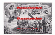 AK  Osterfest  Feldpost Soldaten mit Fahne Frohe Ostern