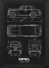 Opel Kadett 1938 Gerahmtes