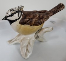 Goebel Porzellanfigur Haubenmeise Vogel