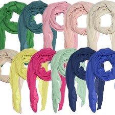 Schal XXL Halstuch Baumwolle