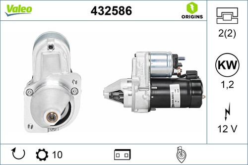 Anlasser starter valeo origins - anlasser,