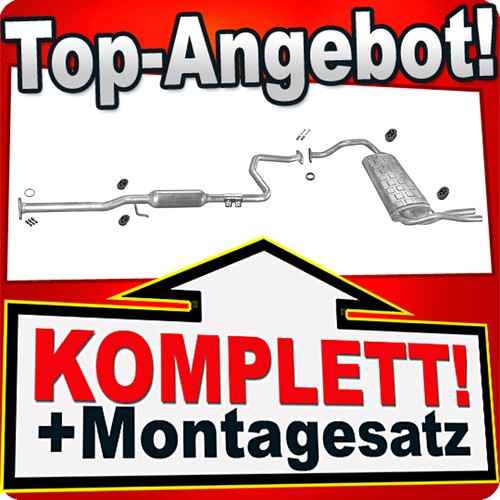 Auspuff für honda crx - honda, 1.6