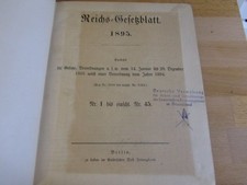 Reichs-Gesetzblatt, 1895 Nr 1