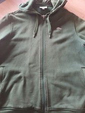 Lacoste Zip Sweatjacke Kapuze Größe M | Grün | Original 