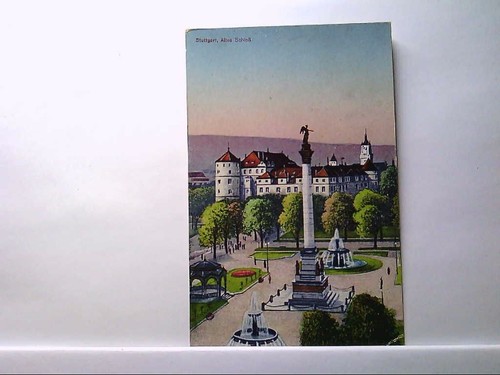 Stuttgart altes schloß - ak,
