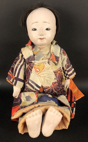 Antike puppe japanerin - puppe,