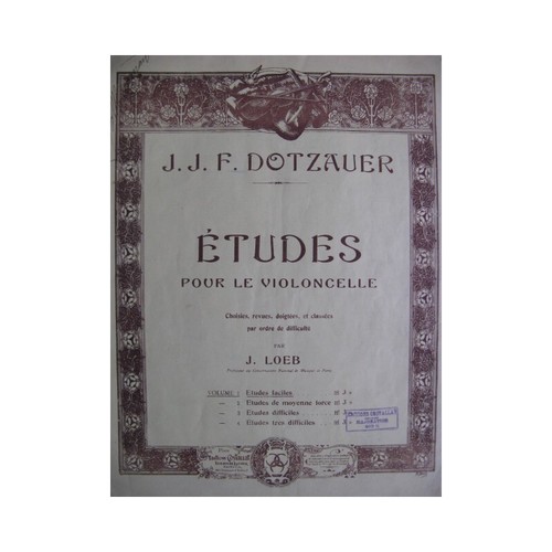 Dotzauer f etudes - j.,