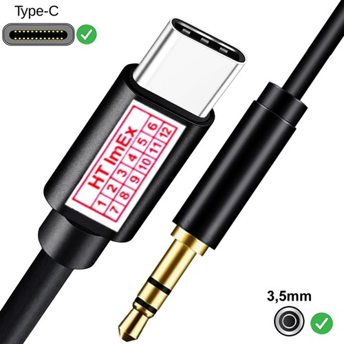 Stereo audiokabel aux 5 - audiokabel, 3,5