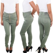 Damen High Waist Jeans Hose