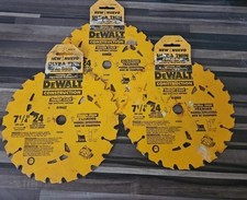 Dewalt Tough Coat 7 1/4" 184 mm x 24 Hartmetallzähne ultradünne Rahmenklinge je