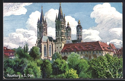 Ansichtskarte naumburg - naumburg, /