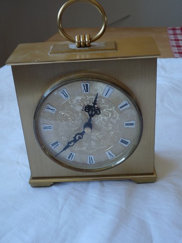 Schatz tischuhr uhr messing - schatz,