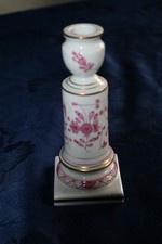 |  Meissner Porzellan  |  1. Wahl  |  1 Leuchter Kerzenständer | Indisch Purpur
