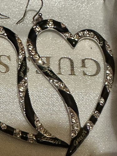 Guess ohrringe stahl herz - stahl,