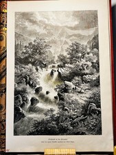 Waterfall Pyrenees 1879 Albert