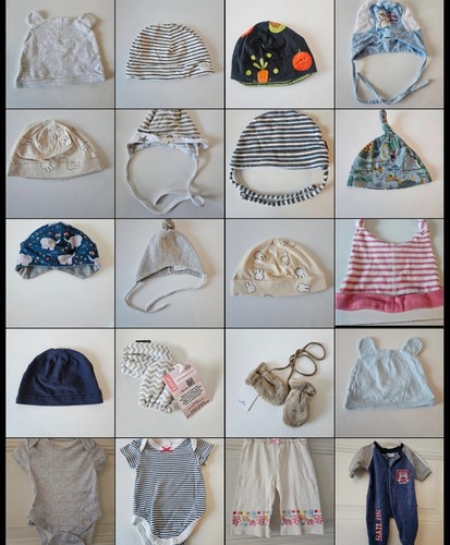 Großes baby set mützen - großes, (mützen