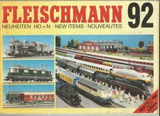 Katalog Fleischmann Neuheiten 1992 Modellbahnen in HO 1:87 N 1:160