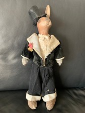 Alter Pappmache Osterhase mit